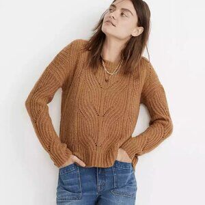 Madewell Charley Pullover Sweater Tan Size Small S